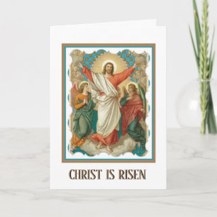 Påsk religiösa välsignelser bön vintage helgkort