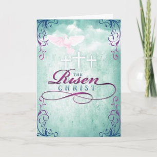 Påsk - Risen Kristus Helgkort