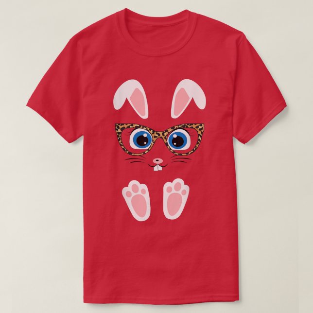 Påsk s För barn Påsk T s Women Bunny Sunglass  Shirt (Design framsida)
