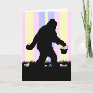 Påsk Sasquatch Helgkort