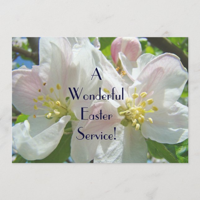 Påsk Service Investigation Program Church Blommigt (Framsida)