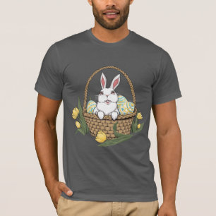 Påsk Shirt Påskhare Basket Unisex T-shirt