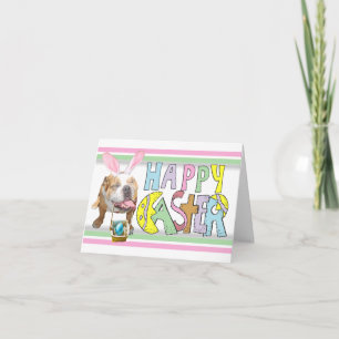 Påsk Smiling Bulldog Helgkort