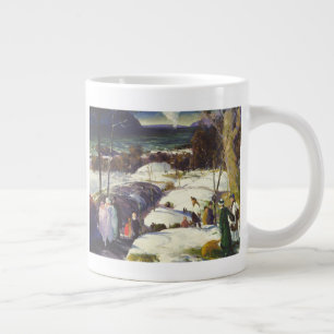 Påsk Snö Jumbo Mugg