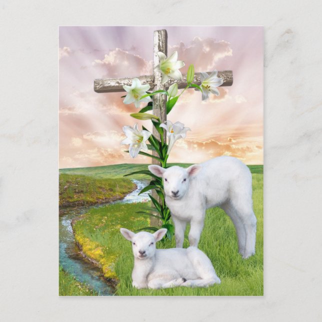 Påsk Soluppresskort Vykort (Framsida)