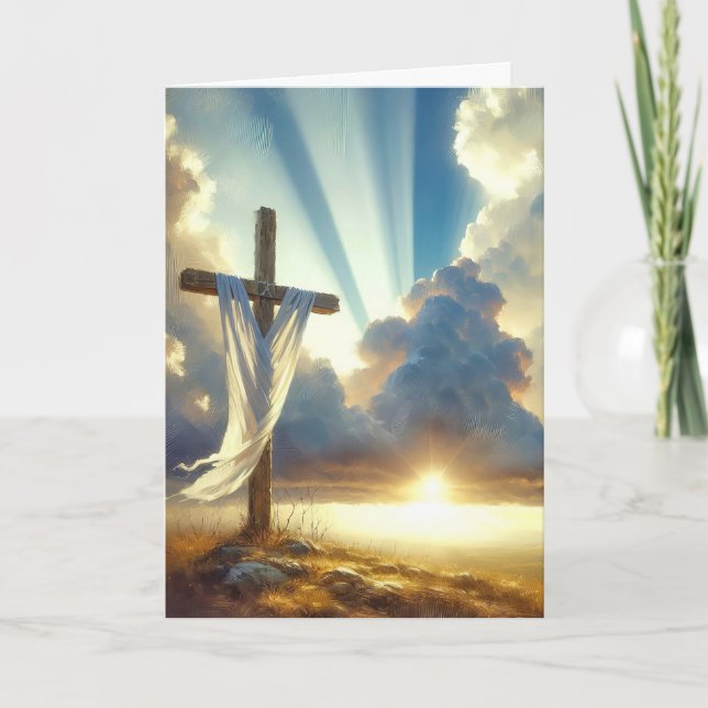 Påsk Söndag God morgon Sunbeams Kort (Framsida)