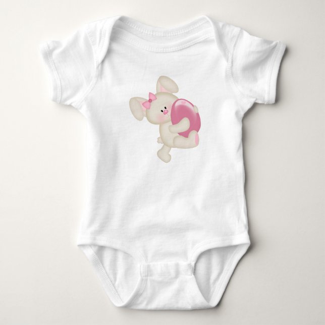 Påsk Spädbarnskötare T-shirt (Framsida)