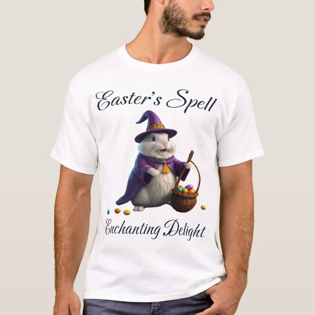 Påsk Spell: Enchanting Dechanting T Shirt (Framsida)
