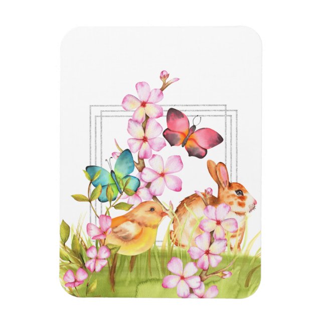 Påsk Springtime Magnet (Vertikal)
