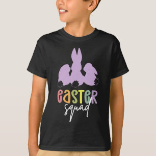 Påsk Squad   Påskägg Hunt Cute Bunny T Shirt