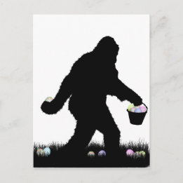 Påsk Squatch Helg Vykort
