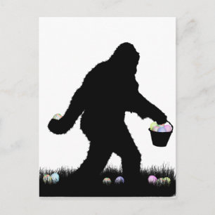 Påsk Squatch Helg Vykort