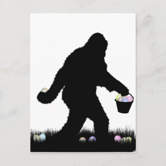Påsk Squatch Helg Vykort