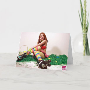 Påsk-stift upp helgkort