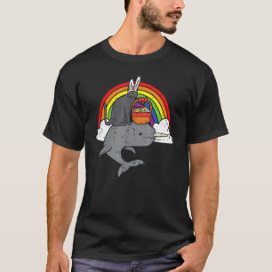 Påsk Svart Katt Kanin På Narval Regnbåge Pojkar Tj T Shirt