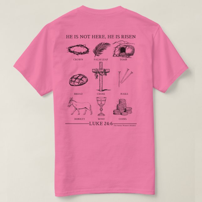 Påsk Symbols T-Shirt (Design baksida)