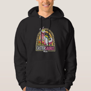 Påsk T Rex För barn Dinosaur Bunny Påsk Sauru Hoodie