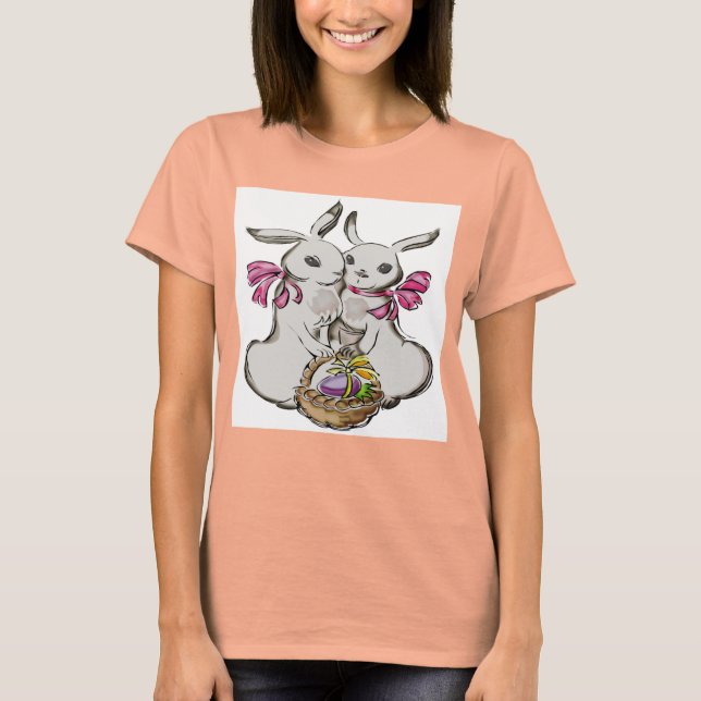 Påsk T-tröjor Tee Shirt (Framsida)