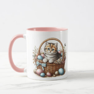 Påsk Tabby Kattunge Mugg