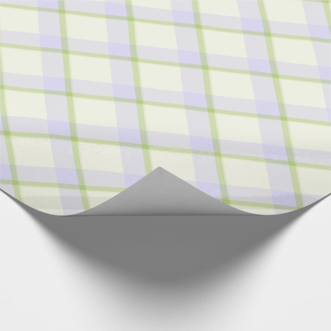 Påsk Tartan Elegant Presentpapper (Hörn)