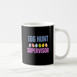 Påsk Thmet Mugg, övervakare av äggjakt Kaffemugg