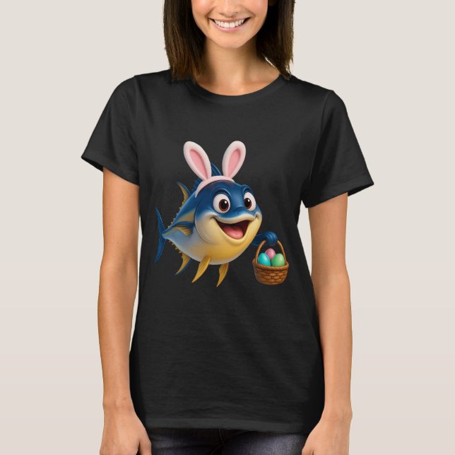 Påsk Thunfisk T Shirt (Framsida)