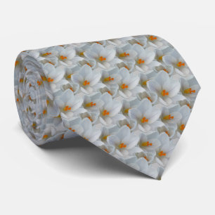 Påsk Tie Crocus Flowers Necktie Påsk Gifts Slips