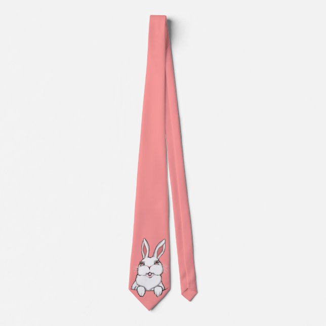 Påsk Tie Påskhare Art Necktie Påsk-gåvor Slips (Framsida)