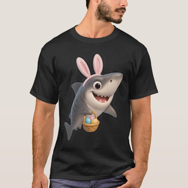 Påsk Tigerhaj T Shirt (Framsida)