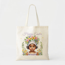 Påsk Tote Bag för Little Girl Tygkasse