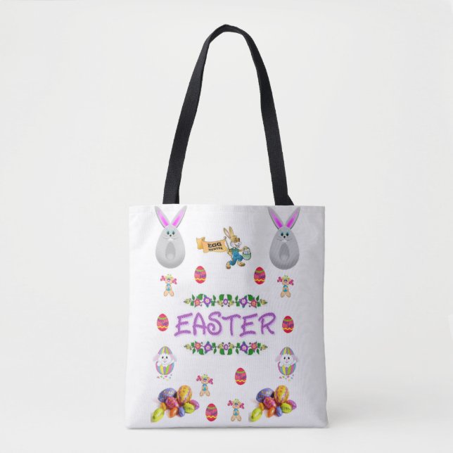 Påsk Tote Bag Tygkasse (Framsida)