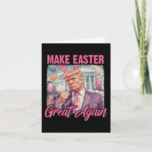 Påsk Trump 2025 Gör Påsken Stor Igen Rolig Påsk Kort