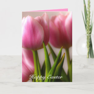 Påsk Tulips Hälsning Helgkort