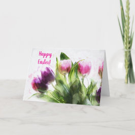 PÅSK TULIPS TACK KORT