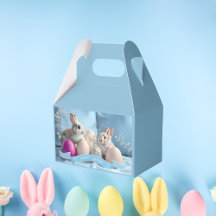 Påsk Två Kaniner & Påskägg Förmånslåda