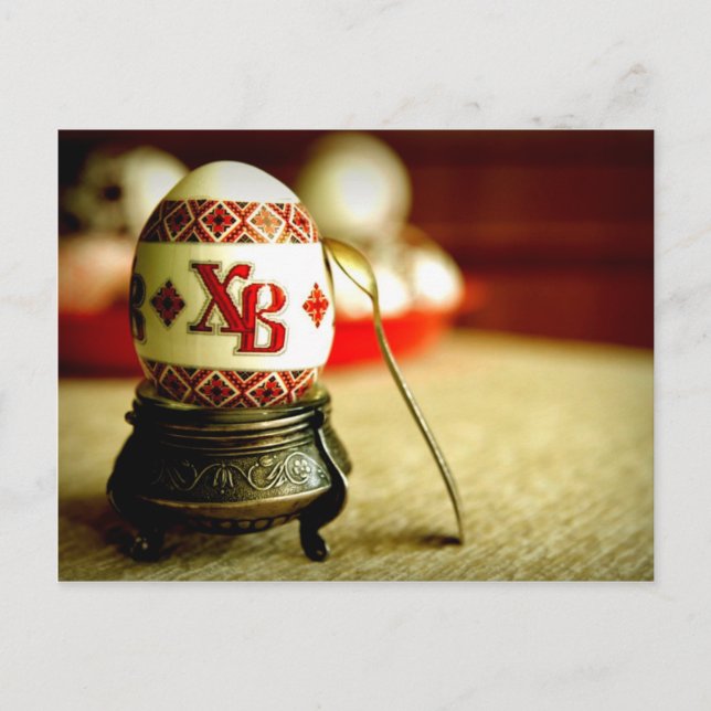 Påsk Ukraina Helg Vykort (Framsida)