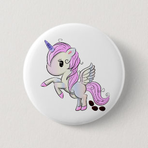 Påsk Unicorn Pegasus Chocolate Egg Poop Knapp