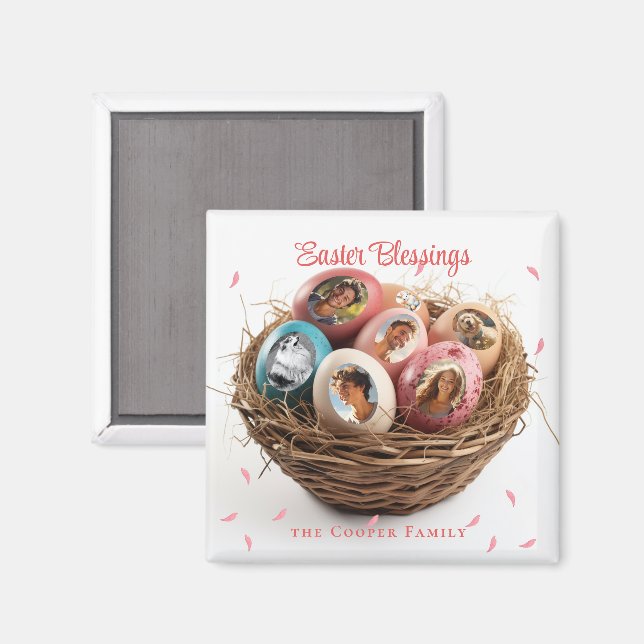 Påsk-välsignelser jag klipper ut Bilder-Helgdag-ko Magnet (Front/Back)