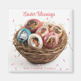 Påsk-välsignelser jag klipper ut Bilder-Helgdag-ko Magnet