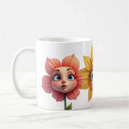 PÅSK Vår blommor Novelty Gift för hennes skull Kaffemugg