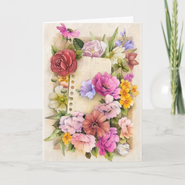 Påsk vår helgkort (Framsida)