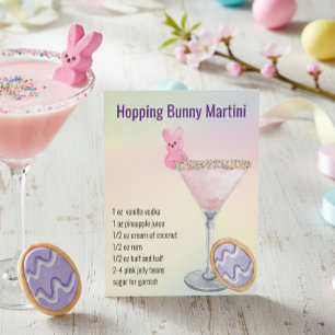 Påsk Vår Martini Cocktail Recept Vykort