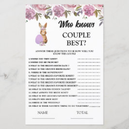 Påsk Vem vet par Baby Shower Lek