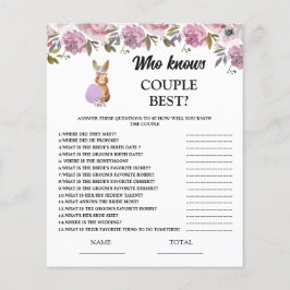 Påsk Vem vet par Baby Shower Lek