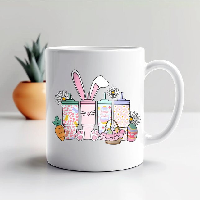 Påsk Vibes Kaffemugg (Easter Vibes Retro Obsessive Cup Disorder )