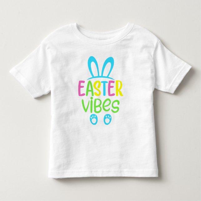 Påsk Vibes Pastel T Shirt (Framsida)