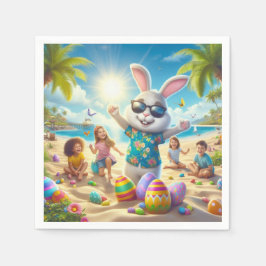 Påsk vid stranden pappersservett