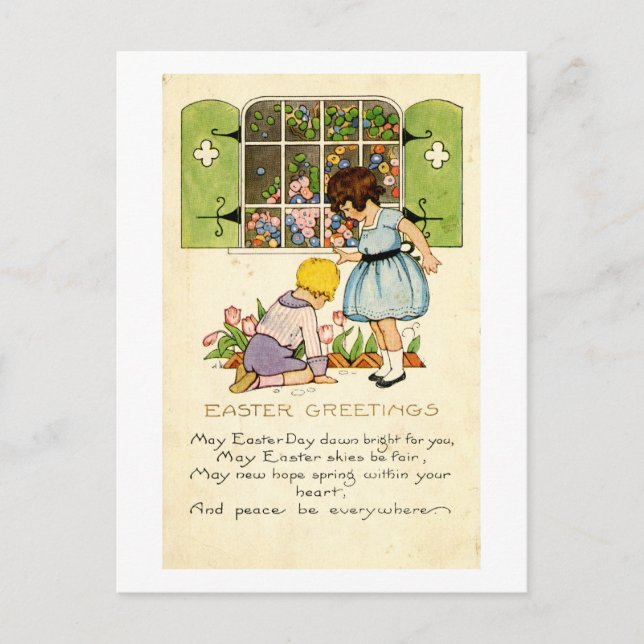 Påsk vykort (ca 1915) (Framsida)