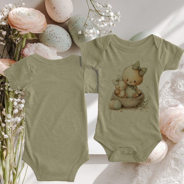 Påsk Watercolor Brunch T Shirt (Skapare uppladdad)