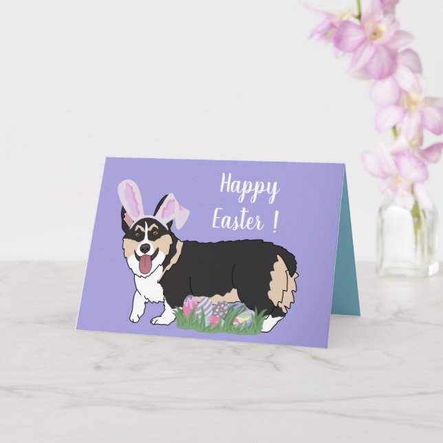 Påsk Welsh Corgi Valp Kort (Orkide)